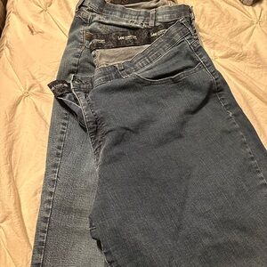 Lee Comfort Stretch Waistband Jeans - Black and Blue